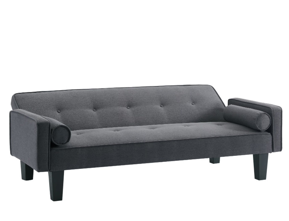 Fabric Sofa, Medieval Love Seat Sofa Furniture, with Pillows, Living Room Button Tufted Sofa, Pull
