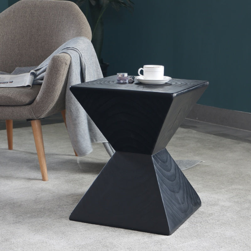 Ji Ji Feng Log Sofa And Tea Table Creative Living Room Side Table