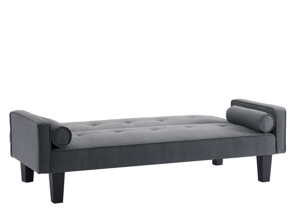 Fabric Sofa, Medieval Love Seat Sofa Furniture, with Pillows, Living Room Button Tufted Sofa, Pull