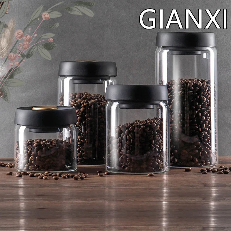 Vacuum-Sealed Glass Canister