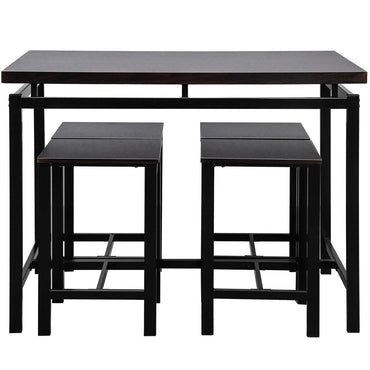 5pcs Set Dining Table Set 4 Chairs Metal Kitchen Room Furniture Black5pcs Set Dining Table Set 4 Chairs Metal Kitchen Room Furniture Black5pcs Set Dining Table Set 4 Chairs Metal Kitchen Room Furniture Black