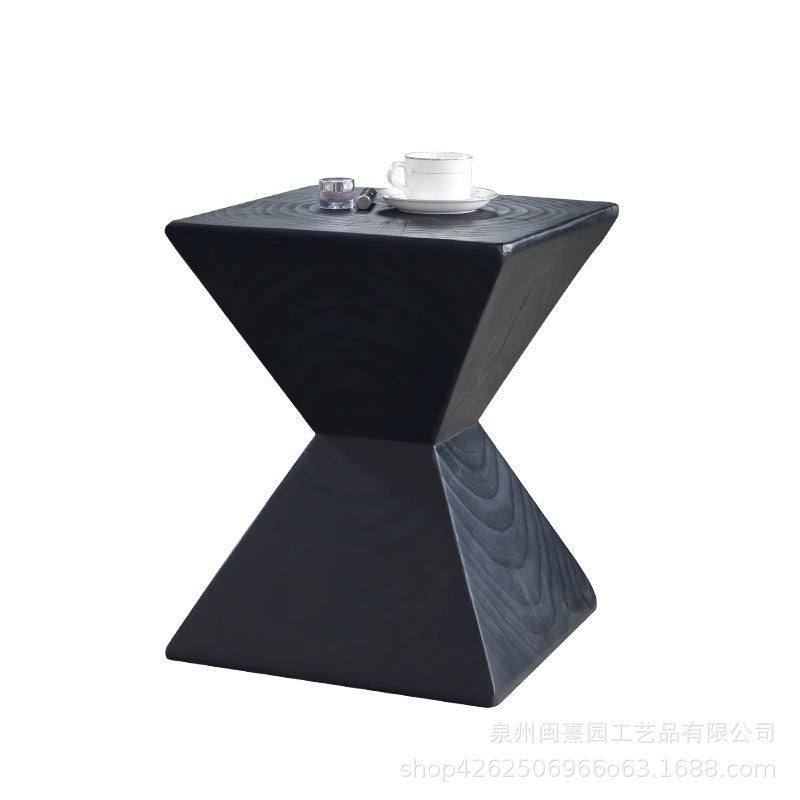 Ji Ji Feng Log Sofa And Tea Table Creative Living Room Side Table