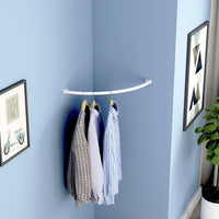 Punch-free Triangle Household Corner Coat Rack Wall Hanging