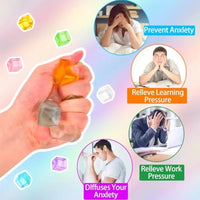 Square Ice Stress Ball Fidget Toy