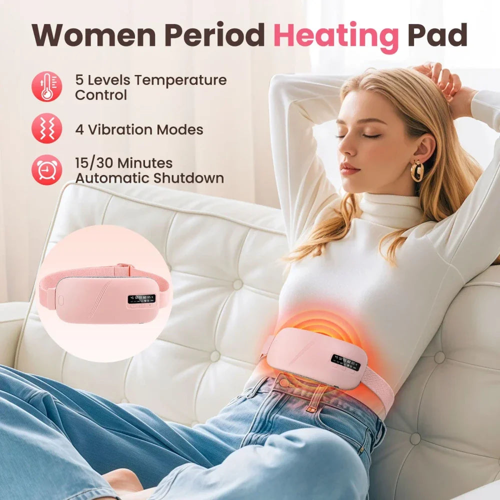 Electric Heating Vibration Menstrual Relief Belt