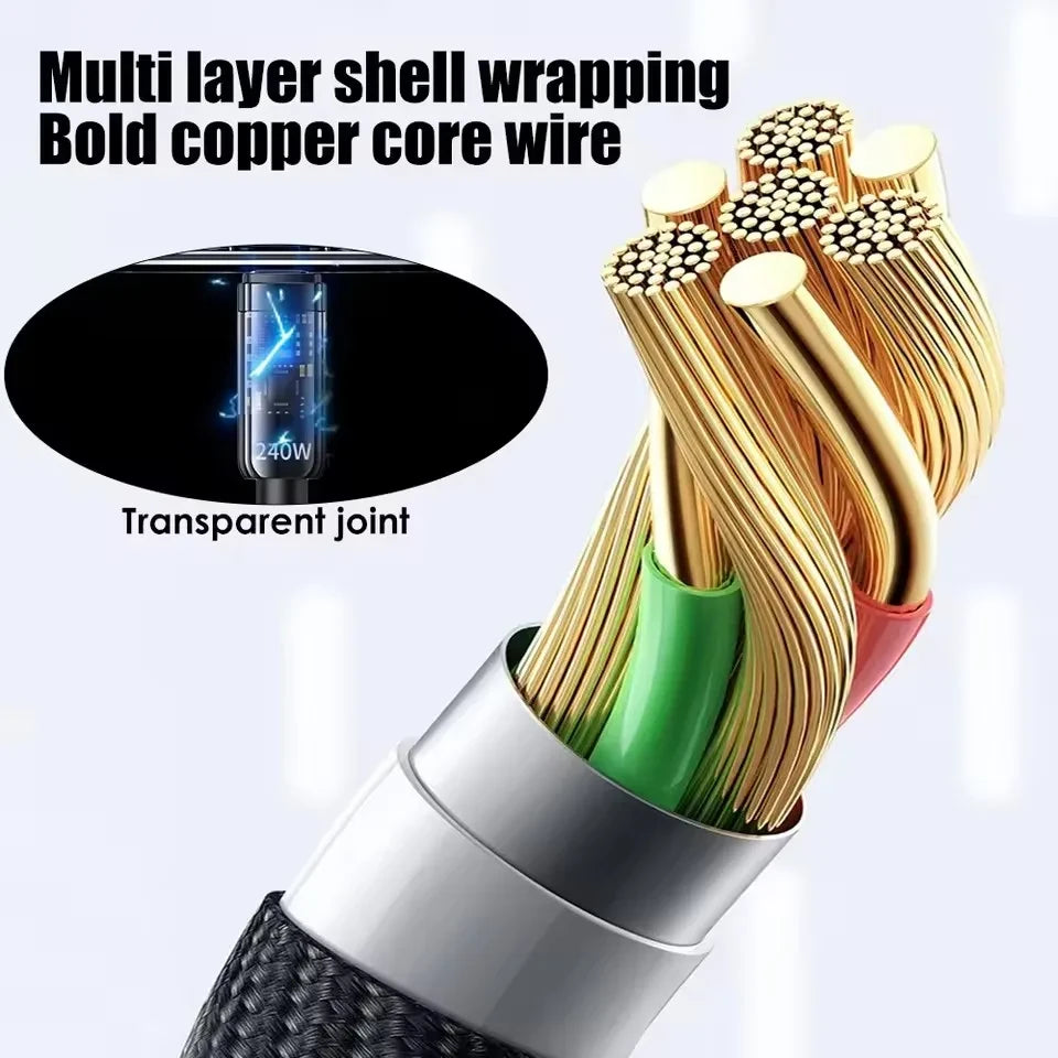 Nylon USB Fast Charging Cable