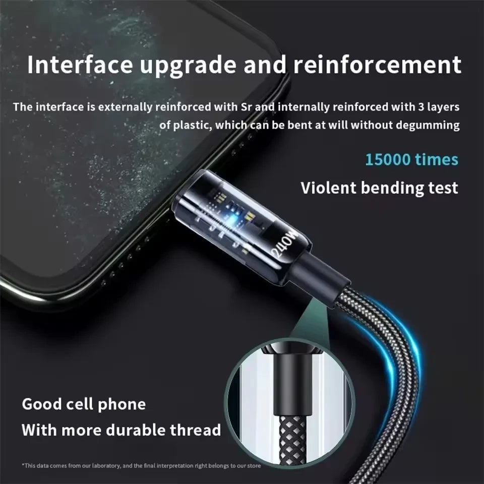 Nylon USB Fast Charging Cable
