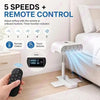 Portable Remote Control Bed Air Circulator Fan