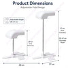 Portable Remote Control Bed Air Circulator Fan