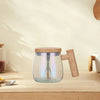 Electric Self Stirring Glass Coffee Mug