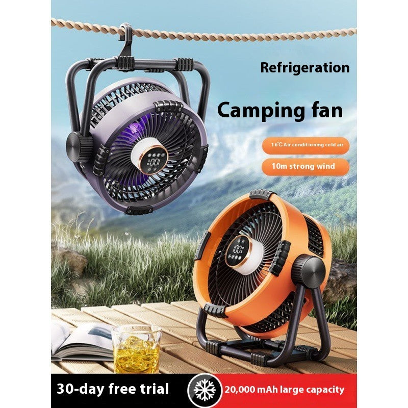 Outdoor Camping Rechargeable Fan Ultra-long Life Battery