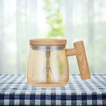 Electric Self Stirring Glass Coffee Mug