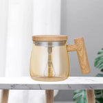 Electric Self Stirring Glass Coffee Mug