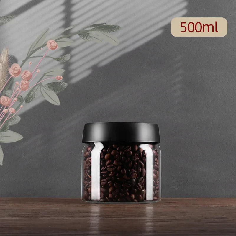 Vacuum-Sealed Glass Canister