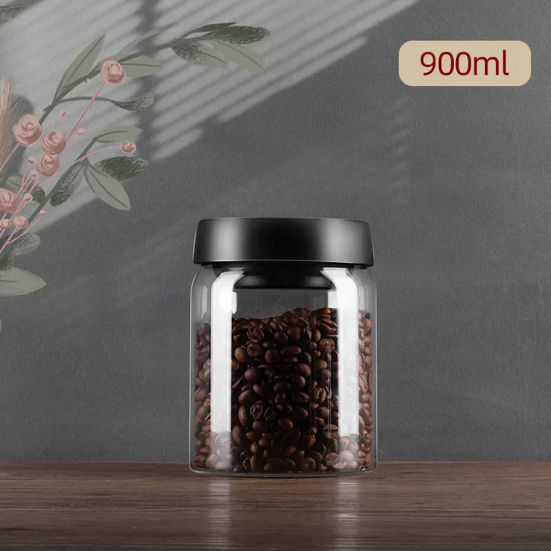 Vacuum-Sealed Glass Canister