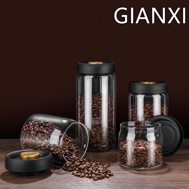 Vacuum-Sealed Glass Canister