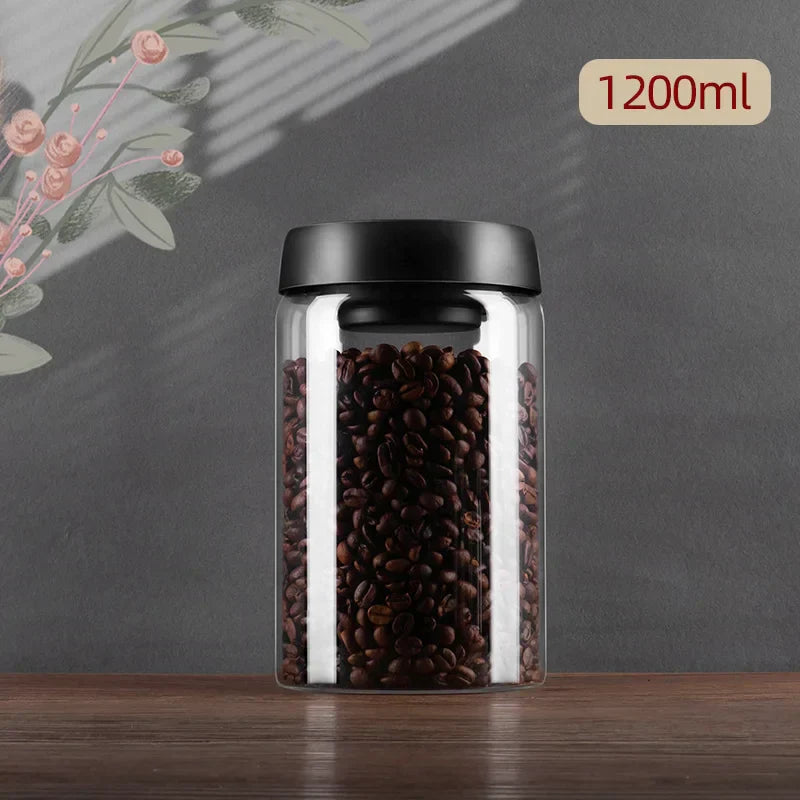 Vacuum-Sealed Glass Canister