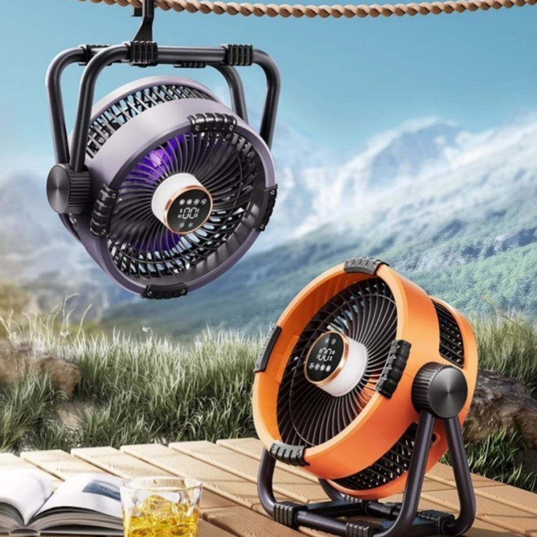 Outdoor Camping Rechargeable Fan Ultra-long Life Battery